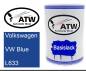 Preview: Volkswagen, VW Blue, L633: 500ml Lackdose, von ATW Autoteile West.